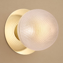 Lassie Diamond Cut Glass Warm White LED Outdoor Wall Light